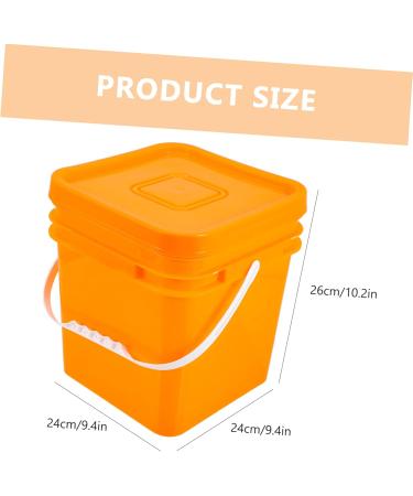 IWOWHERO Sealed Cleaning Bucket Grain Dispenser Laundry Dispenser Buckets Plastic 26X24CM As Shown - Buy Online on GoSupps.com