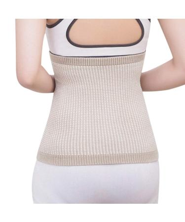 Unisex Warm Cashmere Waistband Abdominal Protector - Soft Kidney Binder for Men & Women Relieves Back Pain & Supports Waist - Stretchy Camel XL - Buy Online on GoSupps.com