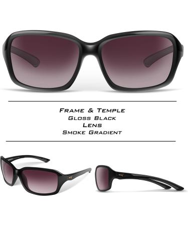 KastKing Alanta Polarized Sport Sunglasses - Gloss Black Frame | UV Protection for Driving, Fishing, Cycling, Running - Men and Women - Buy Online on GoSupps.com