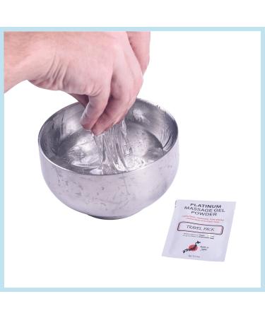 Platinum Nuru Massage Gel Powder Set | 5 x 5g Sachets | 16 fl oz Bowl Included - Buy Online on GoSupps.com