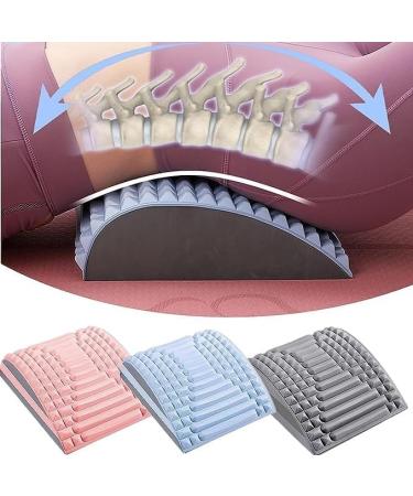 Blue Lumbar Spine Support Cushion - Orthopedic Pillow for Back Pain Relief & Adjustable Neck Support - Buy Online on GoSupps.com