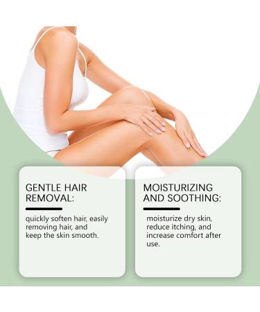 homomdy Body Hair Aloe Soothing Facial Hair Removal Cream for Women and Sensitive Skin Mild Hair Removal Cream for Face & Body with Moisturizing Care Painless Hair Removal 1pcs - Buy Online on GoSupps.com
