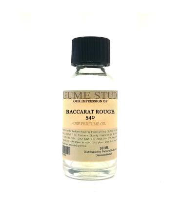 Perfume Studio Oils 100% Pure Fragrance Oil Impression Compatible with'Fits' Baccarat Rouge 540 Perfume (1oz, Baccarat_Rouge), 1 Ounce, Perfume Oil 1oz 1 Ounce Baccarat_Rouge
