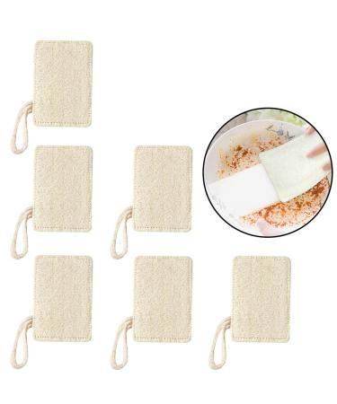 Pieces Sponges Luffa Kitchen Dish Cleaning Natural Kitchen Luffa Sponge for Kitchen Cleaning Bowl Cup Pot