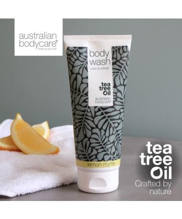 Australian Bodycare Body Wash 200 ml | Tea Tree Oil + Lemon Myrtle | Shower Gel with Tea Tree Oil for Skin Foot wash - Daily care Relieve spots pimples Athlete s Foot Ringworm Fungus - Buy Online on GoSupps.com