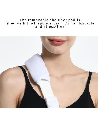 Fotgok Soft Foam Arm Sling with Waist Belt - Shoulder Immobilizer for Women | Strong Support Brace for Shoulder Injury - Breathable Peony Design - Buy Online on GoSupps.com