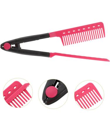 HAPINARY Hair Styling Comb Clipon Vshaped Design Hair Straightener And Rosy - Buy Online on GoSupps.com