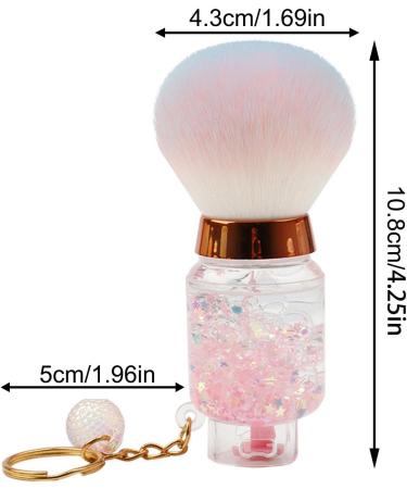 KA-BUKIs Makeup Brush Retractable Makeup Brush Travel Face Blush Brush Powder Foundation Sunscreen Brush With For Blush Shadow And Highlight Pink - Buy Online on GoSupps.com