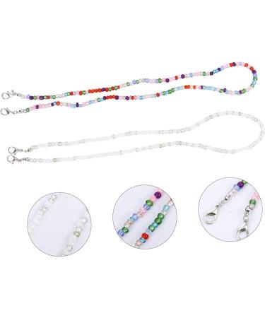 Buy Bcoath 2-Piece Glasses Mask Chain | Anti-Loss Lanyard & Practical Strap for Masks | Portable & Durable Mask Accessories - Buy Online on GoSupps.com