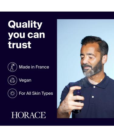HORACE Tonic Lotion for Men - Toner Spray with Prebiotics - Gentle Skincare for All Skin Types - Fresh Aromatic Scent 200 ml - Buy Online on GoSupps.com