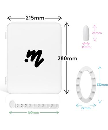 MYLEE Swatch Book - 120 Colour Slots Detachable Nail Colour Chart Display Book Comfortable and Easy to use - Clips in Nail Tips Professional Salon & Home use Portable - Buy Online on GoSupps.com