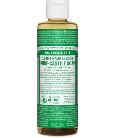 Dr Bronner - Almond Castile Liquid Soap 236ml - Buy Online on GoSupps.com