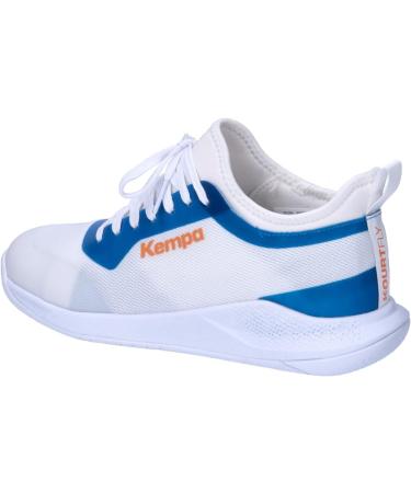 Buy Kempa Unisex Kids Kourtfly Jr Sports Shoes 39 EU - White Blue | International Shipping Available - Buy Online on GoSupps.com