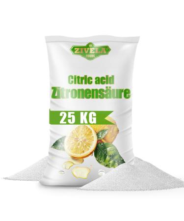 25kg Citric Acid Powder Food Grade | Home Remedy for Kitchen & Home | 25kg 100% Pure Citric Acid | Citric Acid E330
