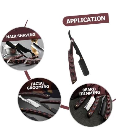 Frcolor Manual Razor - Vintage Barber Hair Shaving Tool Foldable Design for Precision | International Shipping Available - Buy Online on GoSupps.com