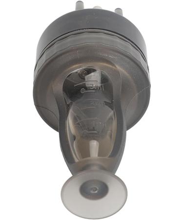 Scalp Applicator Comb Transparent Ball Root Comb Applicator Leakproof for Hair Care (Transparent Black) - Buy Online on GoSupps.com