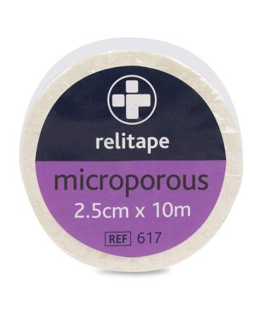 Reliance Medical 1000 x 2.5 cm Relitape Microporous Tape - Buy Online on GoSupps.com