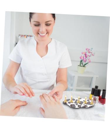 HAPINARY Fake Nail Stand 2 Sets magnetic supplies nail display stand nail frame nail stand for press press on nails holder with base Acrylic exercise rack press on artificial nails holder - Buy Online on GoSupps.com