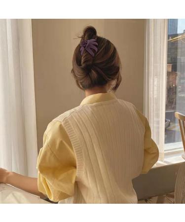 ATODEN Octopus Hair Clip Set - 5 Pcs Large Matte Claw Clips for Thick Hair in Black, Blue, Green, Grey, Purple - Buy Online on GoSupps.com