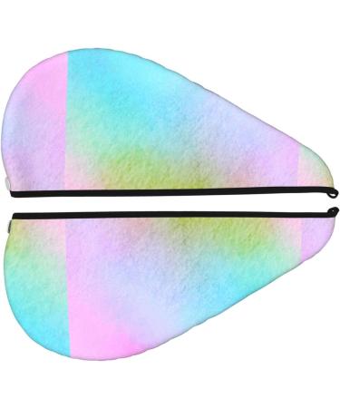 Colorful Wavy Abstract Microfiber Hair Towel - Soft Super Absorbent Wrap for Long Curly & Thick Hair - Buy Online on GoSupps.com