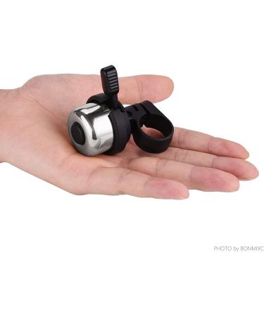 BONMIXC Brass Mini Bike Bell - Clearer, Louder, Longer Sustained Tone | Silver - Buy Online on GoSupps.com
