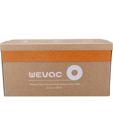 Wevac 11 x 150 Food Vacuum Seal Roll with Cutter | BPA Free Commercial Grade | Ideal for Food Saver, Storage, Meal Prep, Sous Vide - Buy Online on GoSupps.com