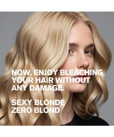 ZERO BLOND Zero Damage Hair Bleach - Lifts to Level 10 with Hydrolyzed Collagen & Peroxide Developer for Virgin Hair - 7.05 oz - Buy Online on GoSupps.com