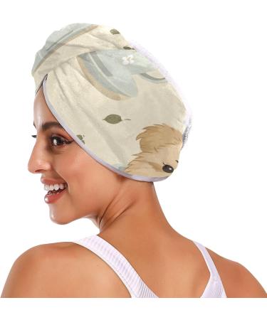 Tea Cup Dog Hair Towel 2 Pack | Super Absorbent Quick Dry Hair Turbans for Women & Girls - Buy Online on GoSupps.com