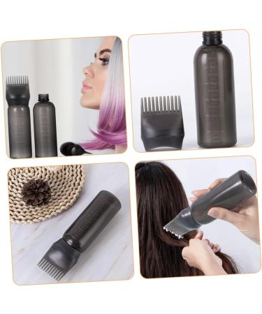 WOONEKY 5 Pi ces Lot de Flacons Applicateurs pour Coloration Capillaire avec chelle Gradu e Peigne pour Huile Capillaire Vaporisateur Bouteille Plastique tanche pour Salon et Usage - Buy Online on GoSupps.com