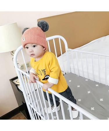 XYIYI Baby Kids Winter Knit Hat with Pom - Pink (6-24 Months) - Buy Online on GoSupps.com