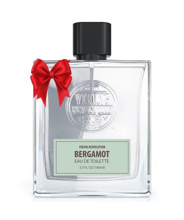 Viking Revolution Bergamot Cologne for Men - Vibrant Mens Cologne Spray Eau de Toilette - Citrus Perfume for Men with Notes of Pink Pepper Laudan Jasmine and Patchouli - Gifts for Men 3.5 Fl Oz