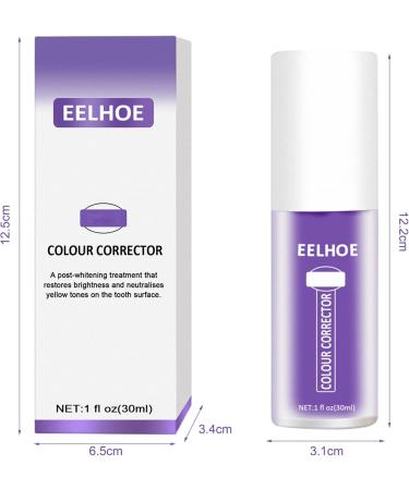 Color Corrector Teeth Whitening - 3PCS Purple Toothpaste for Bright White Smile | Frilla Oral Foam - Buy Online on GoSupps.com