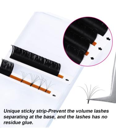 Easy Fan Volume Eyelash Extensions - Self-Fanning Curl CC 0.07mm Mixed Lengths - Buy Online on GoSupps.com