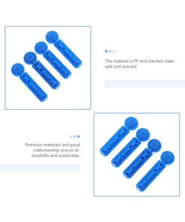 EXCEART 200 Disposable Sterile Blood Lancet Needles Twist Top Lancets Glucose Measurement Pens (Blue) - Buy Online on GoSupps.com