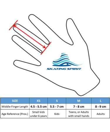 Skating Spirit Thermo Ice Skating Competition Gloves with Rhinestones - Perfect for Performance & Show Dance - Black (1 Pair) - Buy Online on GoSupps.com