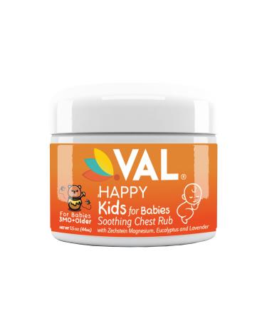 VAL Magnesium Happy Kids Chest Rub for Babies 1.5oz
