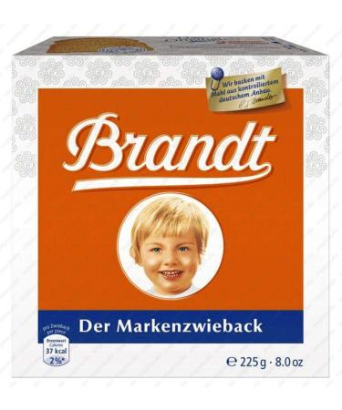 Brandt Der Markenzwieback ( Rusk Bread ) - 225 G