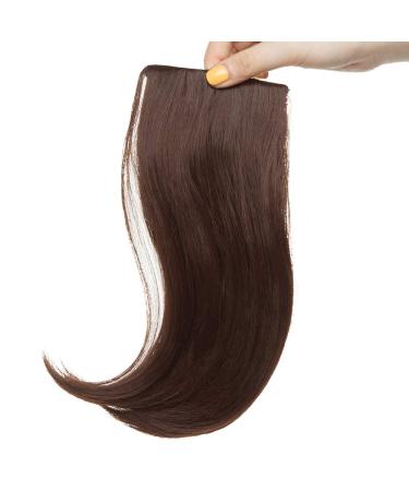 SEGO 2 Clips Bangs Hairpiece - Medium Brown Fringe Hair Extensions for a Stylish Look - Buy Online on GoSupps.com