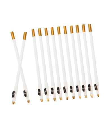 NOLITOY 12pcs Eyebrow Pencil Sharpener Eyebrow Pencil for Makeup Eyebrows Pencil White Eyeliner Pencil Eyebrow Pencil Makeup White Eye Pencil White Eyebrow Pencil White Brow Pencil