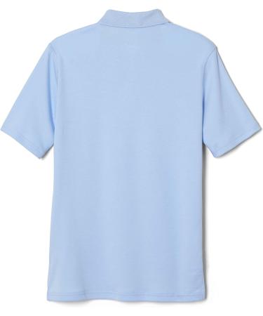 French Toast Kids' Adaptive Short Sleeve Polo Shirt - Medium Light Blue - Buy Online on GoSupps.com