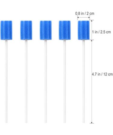 Clicitina Sponge Care Tip with Blue Oral Pack - 100 Disposable Tools & Handicraft (One Size) - International Shipping Available - Buy Online on GoSupps.com