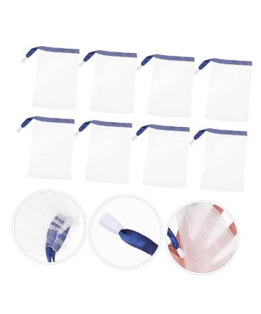 20pcs Soap Net Bag - Double Foam Net for Face Wash & Soap Cleaning Tool - Drawstring Holder Nylon Mesh A165 - Buy Online on GoSupps.com