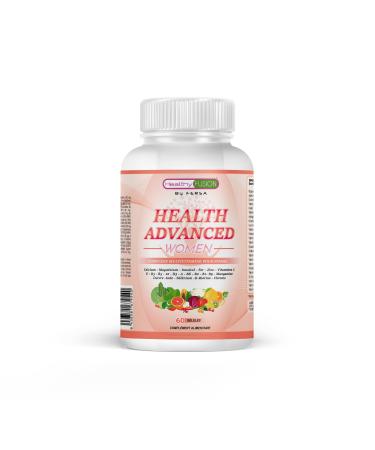 Multivitamin Complex for Women | Calcium, Magnesium, Iron, Vitamins A, C, E, B12, D3, B9, B6 | Essential Vitamins & Minerals | Energy & Immunity | 60 Caps