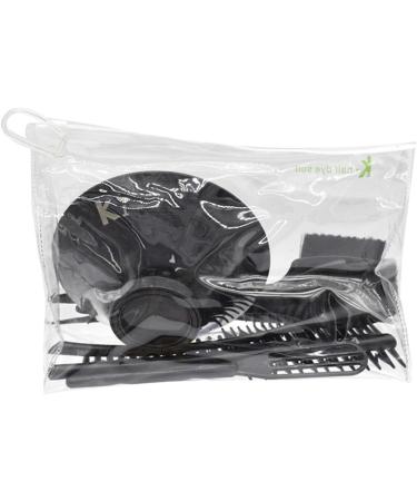 Minkissy 21 PCs Hair Dye Brush Kit - Utility TOTES & Tools for Perfect Hair Coloring | 3 Black Comb Brushes Included - Buy Online on GoSupps.com