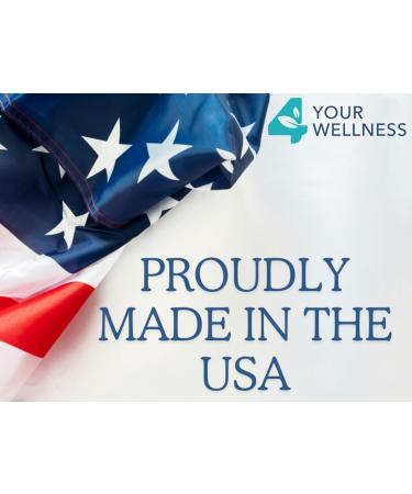 4 Your Wellness Ashwagandha Gummies Mixed Berry KSM-66, Lion's Mane, Vitamin-D, Non-GMO, Gluten-Free, Gelatin Free & Kosher (60 Count (Pack of 1)) - Buy Online on GoSupps.com