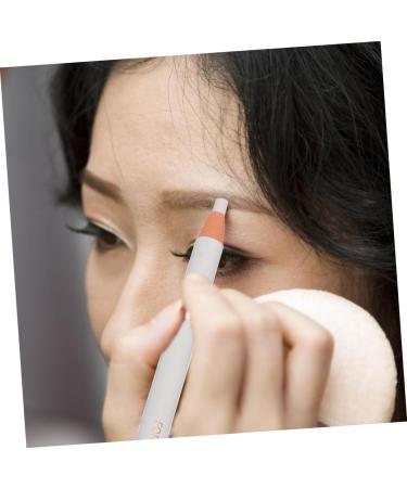 Beatifufu 4pcs White Line Drawing Eyebrow Pencil Girl Eyeliner Tool Eye Shadow Pencil White Brow Mapping Pen - Buy Online on GoSupps.com