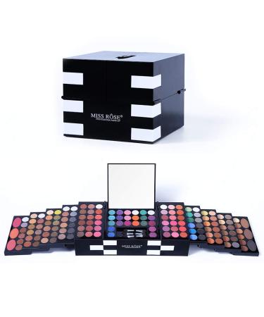 UCANBE 142 Colors Eyeshadow Palette with Face Blushes and Eyebrow Powder - Makeup Set with Mirror for Women, Nude & Colorful Eye Shadow Kit, Perfect Gift - Buy Online on GoSupps.com