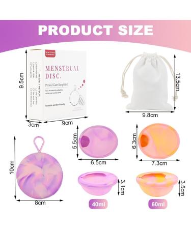 Eachpt Menstrual Disc Set | Size S+L | 100% Medical Silicone | Reusable & Sustainable Tampon Alternative - Buy Online on GoSupps.com