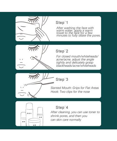 Ultra-fine No. 5 Cell Pimples Blackhead Clip Tweezers Acne Needle Blackhead Remover Kit Blackhead Remover Tweezers Black Dots Pore Cleaner Acne Needle Tool - Buy Online on GoSupps.com