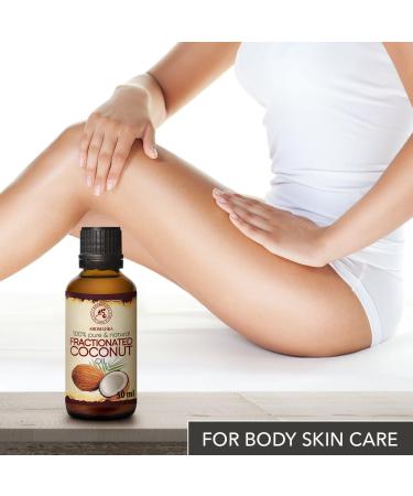 Fractionated Coconut Oil 50ml - 100% Pure & Natural Odorless Beauty Oil for Skin Hair & Massage - Best Essential Oil for Body & Facial Care - Buy Online on GoSupps.com